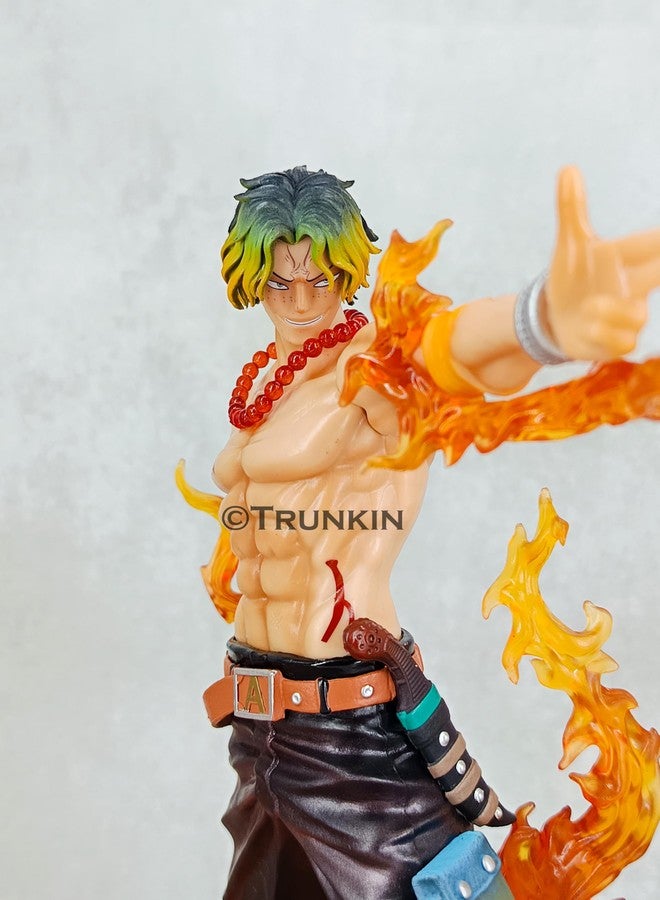 Trunkin One Piece Ace Without hat 25.5CM Anime Premium Action Figure for Collection Figurine - Image 5
